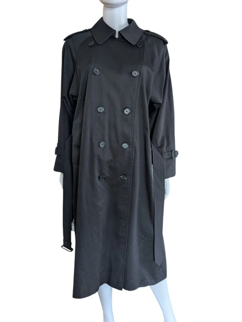 Burberry Classic Check Lined Jacket in Black & Beige, Black and Red Lining - Picture 9 of 15